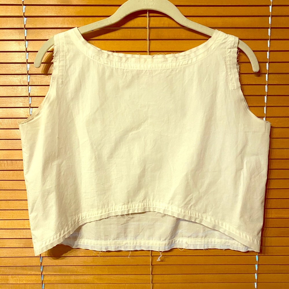 Organic by John Patrick raw hem blouse